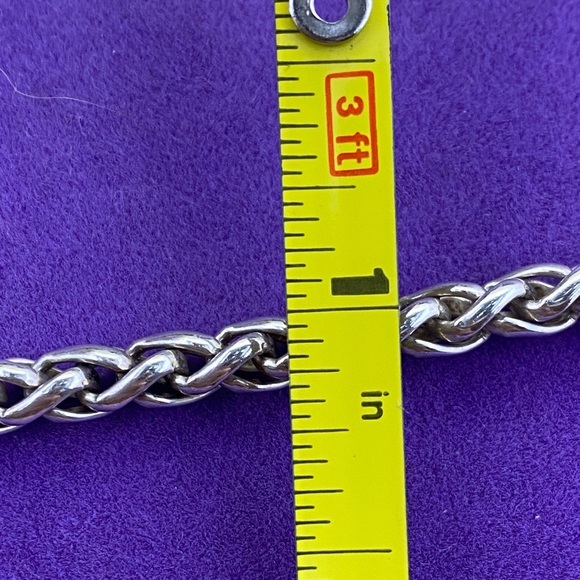 💛 Sterling Silver David Yurman Wheat Chain Necklace - Picture 6 of 8